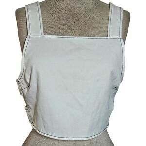 Sleeveless Crop Top Size Medium